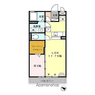 パーシモン【1階】の間取り