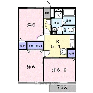 サンフラワー【1階】の間取り