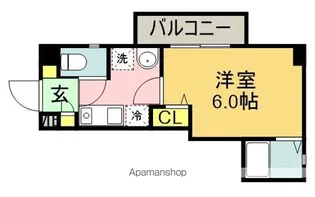 ラムール六甲山ノ手【2階】の間取り