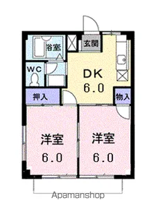 前並レジデンス【2階】の間取り