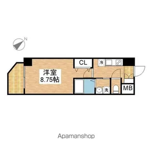 セントフィオーレ新栄【6階】の間取り