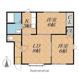 ステイビレッジグランド1315【1階】の間取り
