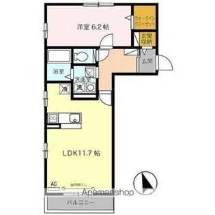 サンクレスト A【1階】の間取り