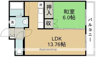 南小泉ビル【202号室】の間取り
