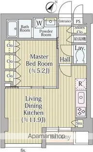 ヴァロータ氷川台【2階】の間取り