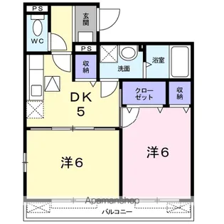 エクサージュ【1階】の間取り
