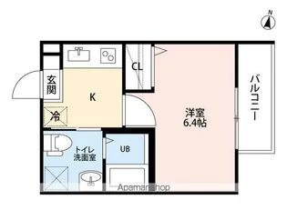 VANFORL 茶臼前【1階】の間取り