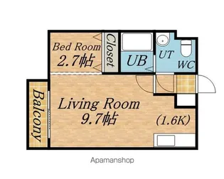 グランメール南郷14【306号室】の間取り