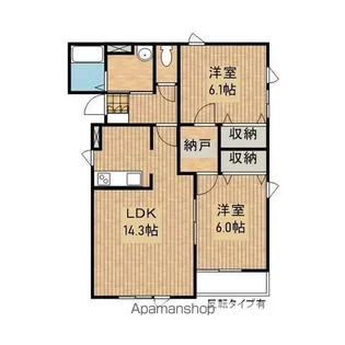 GIパレス【101号室】の間取り