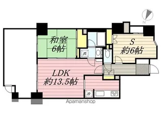 横浜東白楽シティタワー【1階】の間取り