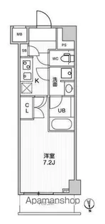 THE RESIDENCE神楽坂Ⅱ【1階】の間取り
