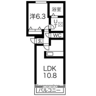 VICTORIA VIII【3階】の間取り