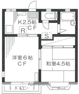 コートビレッジK1【2階】の間取り