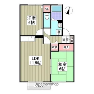 グリーンテリア第七【1階】の間取り