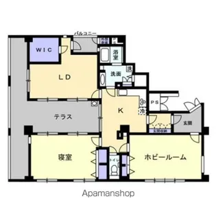 ディアメゾン十日市【11階】の間取り