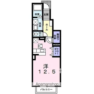 サンメゾンⅡ【1階】の間取り