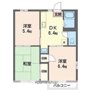 メゾン・ド・ソフィア【2階】の間取り