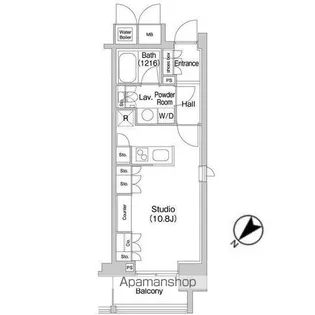 コンフォリア北参道【8階】の間取り