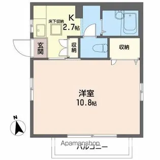 ポルト・ノワール【1階】の間取り