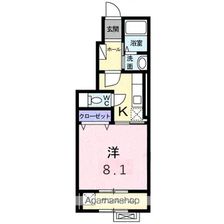 カーサ エヌ【1階】の間取り