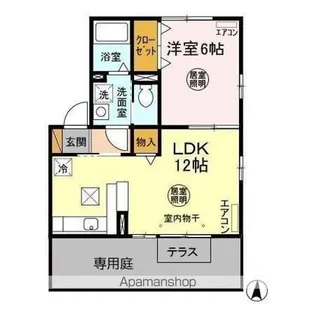 アークヒルズJ【1階】の間取り