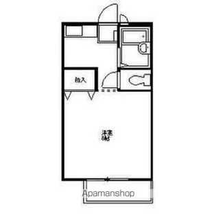 グリーンハイツ茂林寺【1階】の間取り