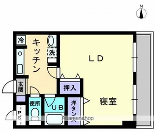 アルカディア西内町【706号室】の間取り