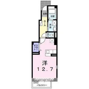 コムフィール【1階】の間取り
