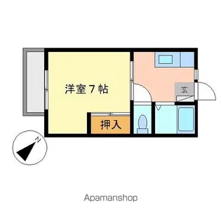 アーバンつくば75号館【105号室】の間取り