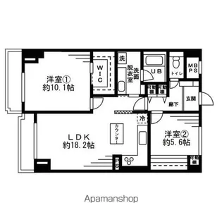 レジディア目白【8階】の間取り