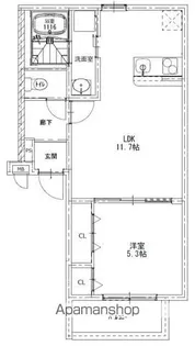 フジパレス カトレア【2階】の間取り