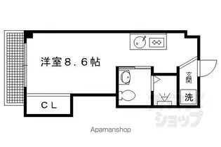紫野ハイツ【202号室】の間取り