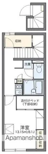 レオパレスゆう【202号室】の間取り