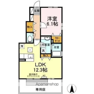 花水木【1階】の間取り
