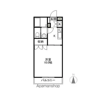 ヴァンテアン【1階】の間取り