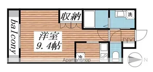 ディーセントハイム【103号室】の間取り