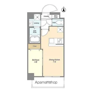ドゥーエ青砥【4階】の間取り