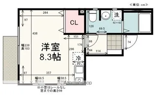 アンフィニ一番町【101号室】の間取り