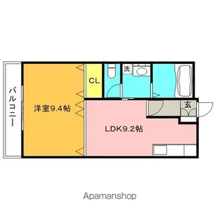 プルミエ国分【2階】の間取り