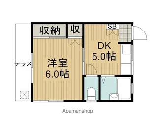 コーポイズミ【1階】の間取り