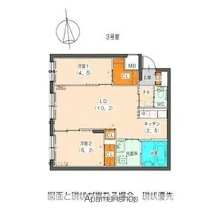 Foris・De Minami Hiragishi(フォリスデ南平岸)【1階】の間取り