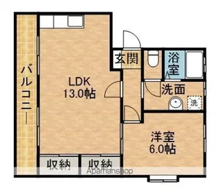 ハーベスト伊藤【3階】の間取り