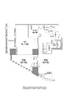 カスタリアタワー品川シーサイド【6階】の間取り