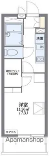 レオパレスフォレ 流山【3階】の間取り