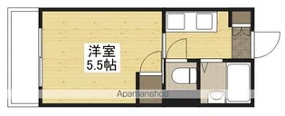 グリンハウス三篠【5階】の間取り