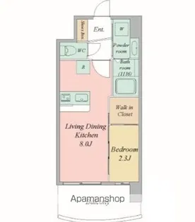 セレニテ梅田北グランデ【13階】の間取り