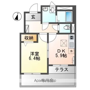 パークテラス・つつじヶ丘【1階】の間取り