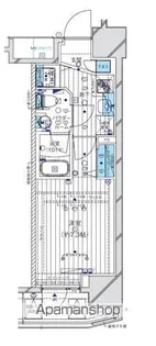 メインステージ鶴見Ⅲ【205号室号室】の間取り