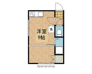 パークサイド【205号室】の間取り