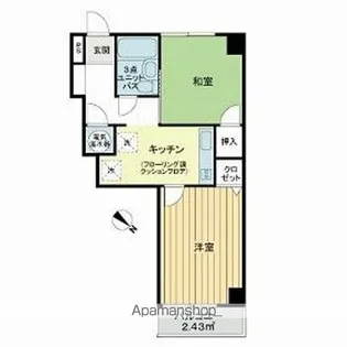 新小岩スカイマンション【7階】の間取り